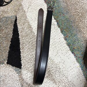 Polo by Ralph Lauren brown/black leather reversible belt.